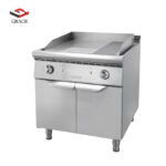 1/3 Grooved Gas Griddle with Cabinet