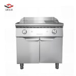 1/3 Grooved Gas Griddle with Cabinet - Image 3