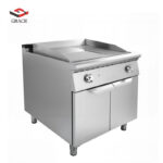 1/3 Grooved Gas Griddle with Cabinet - Image 2