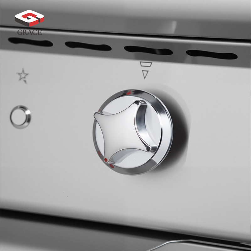 5 Gas Lava Rock Grill Charbroiler With Cabinet - Image 5