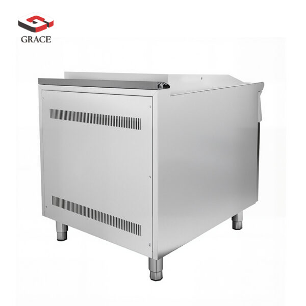1/3 Grooved Gas Griddle with Cabinet - Image 5