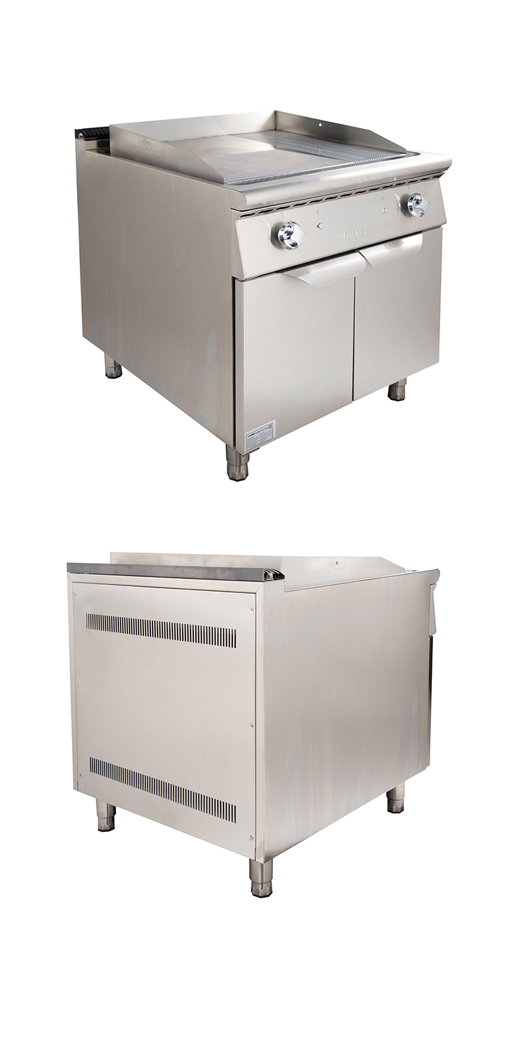 1/3 Grooved Gas Griddle With Cabinet 3