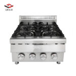 4 Burner Gas Range Stove Countertop - Image 5