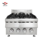 4 Burner Gas Range Stove Countertop - Image 2