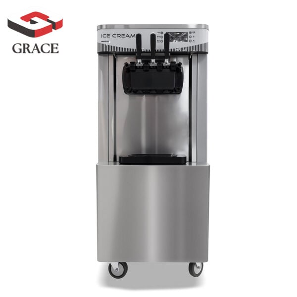 free standing ice cream maker front