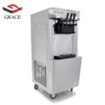 free standing ice cream maker left
