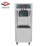 Floor-type model ice cream machine with 3 dispenser 4