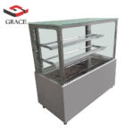 1200mm tempered glass refrigerated deli case