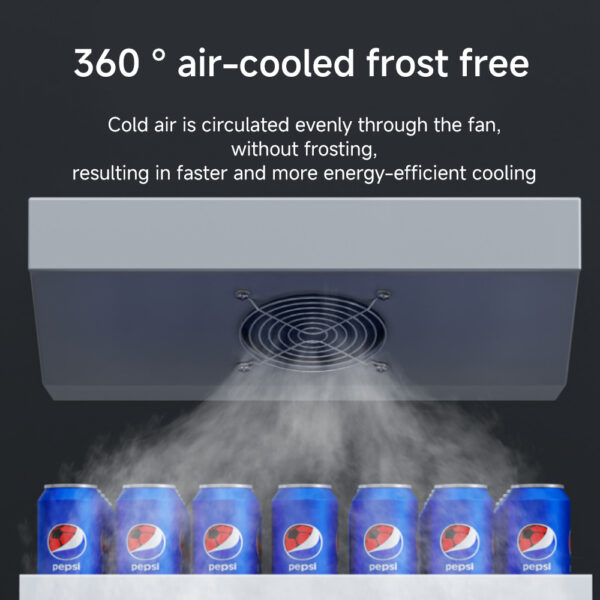 Grace Merchandising Glass Door Cooler frost free