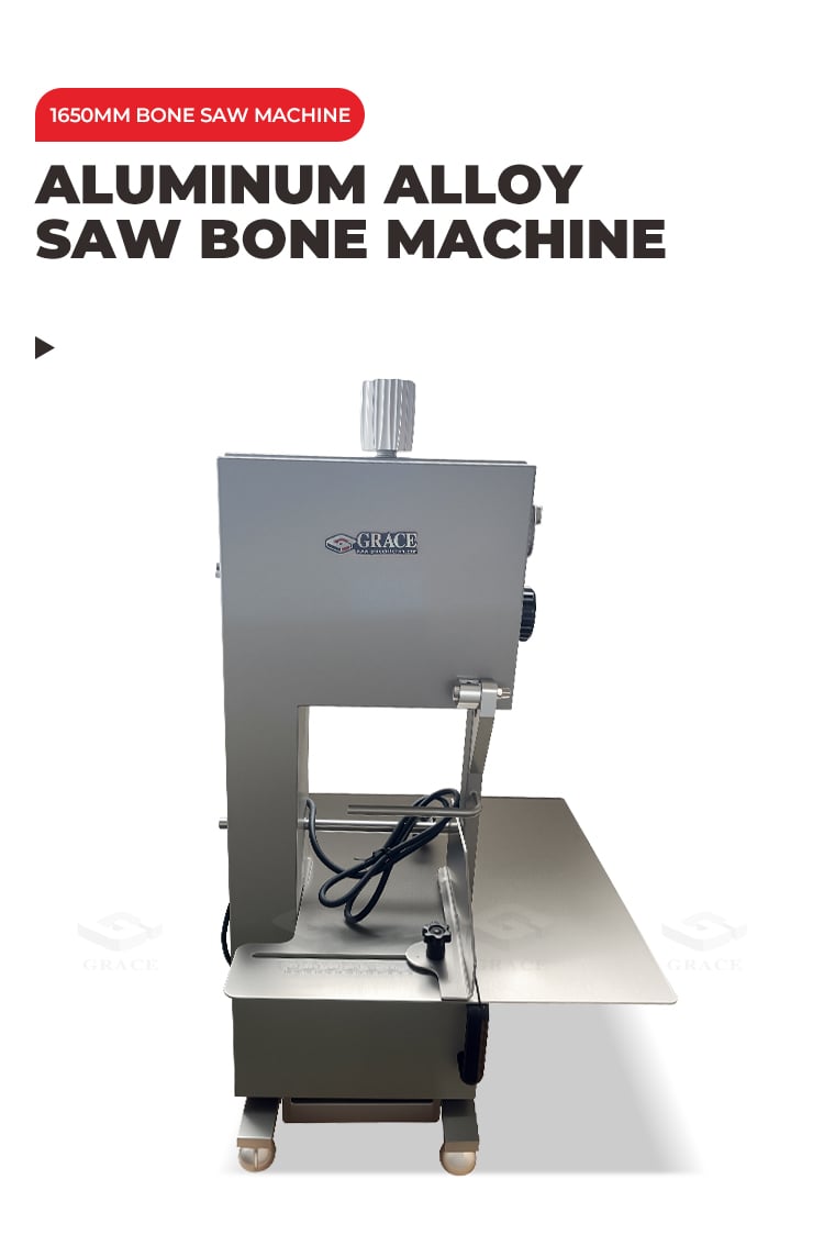 Bone Saw Machine – 750W Commercial Meat Bandsaw by GRACE