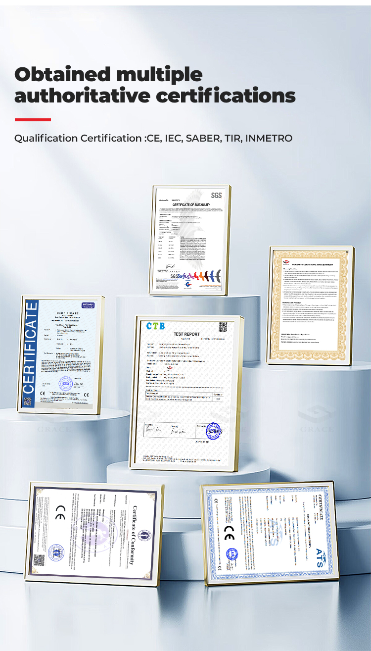 Grace Juice Extractor certificates