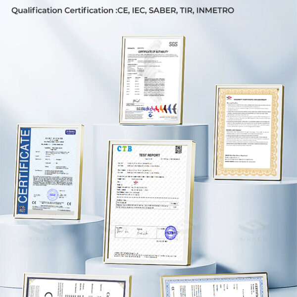 Grace Merchandising Coolers certificate