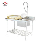 Sink Table with Under Shelf - Image 4