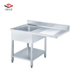 Sink Table with Under Shelf - Image 3