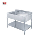 Sink Table with Under Shelf