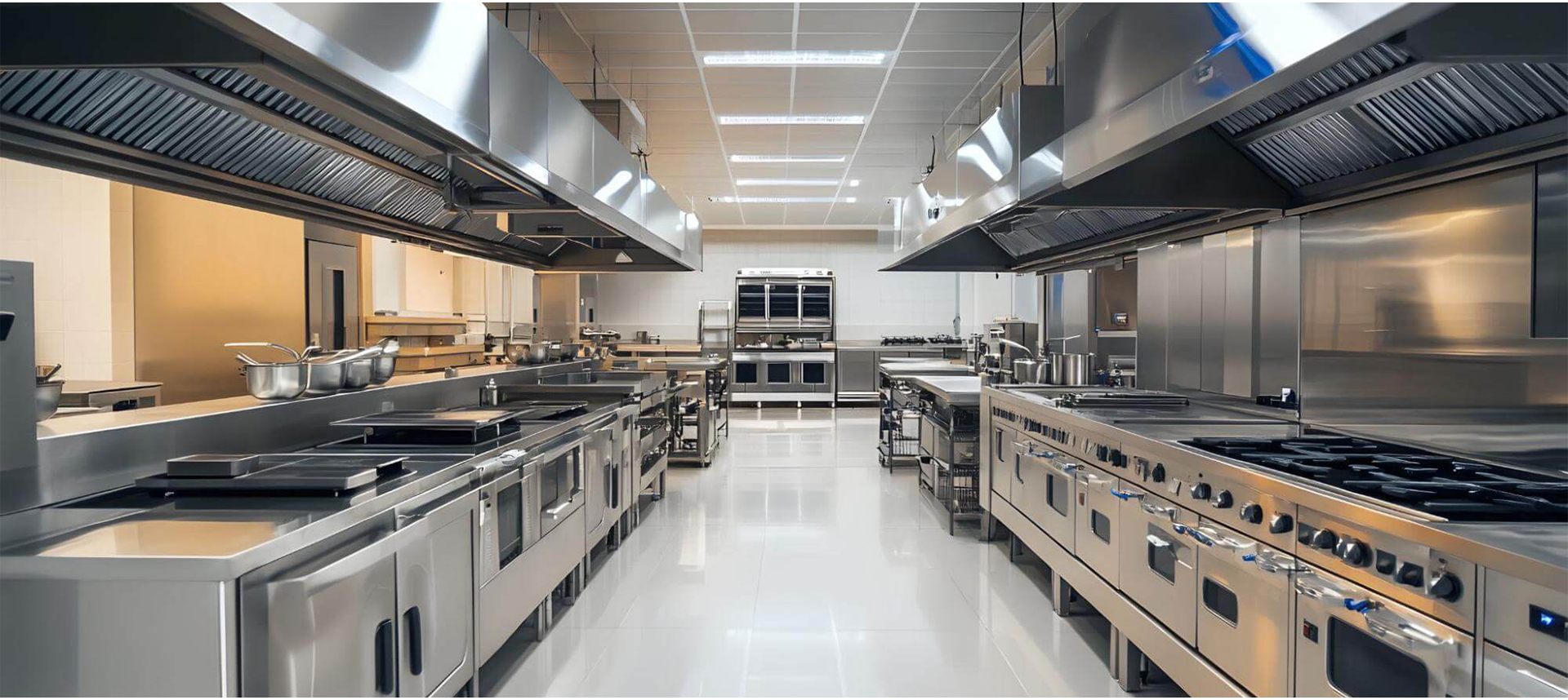 Specialized kitchen for Fondue.2hangge restaurant in France