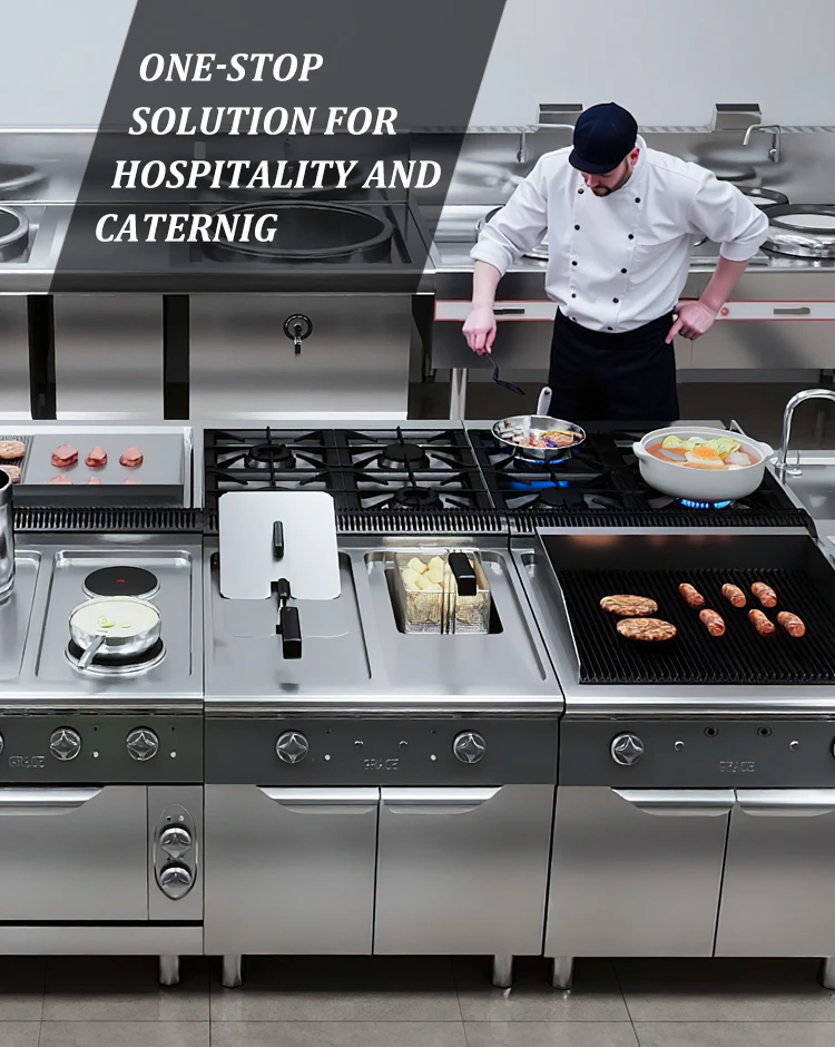 One-stop solution for all hospitality and catering kitchen equipment needs.