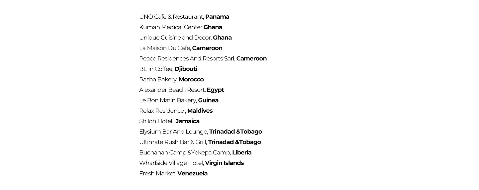 Bakery kitchen project for Shan Sun Bakery, USA