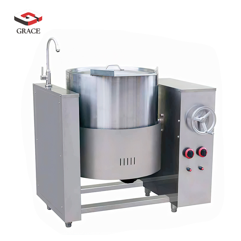 1 GRACE 150L Gas Tilting Boiling Kettle - Image 1