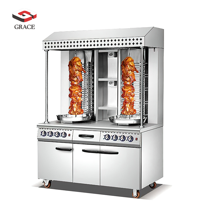 1 GRACE Gas Double Shawarma with Cabinet - Image 1