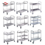 GRACE Stainless Steel Three-Layers Dining Cart - Image 4