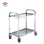 GRACE Stainless Steel Three-Layers Dining Cart - Image 3