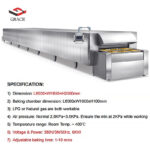 GRACE Indirect Type Pure Hot-Air Gas Tunnel Oven - Image 2