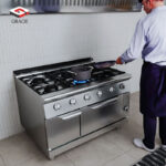 GRACE Six-Burner Gas Range with Integrated Oven - Image 3