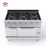 GRACE Six-Burner Gas Range with Integrated Oven - Image 2