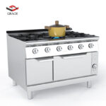 GRACE Six-Burner Gas Range with Integrated Oven