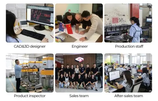 Skilled staff assembling commercial kitchen appliances in Guangzhou factory (2)