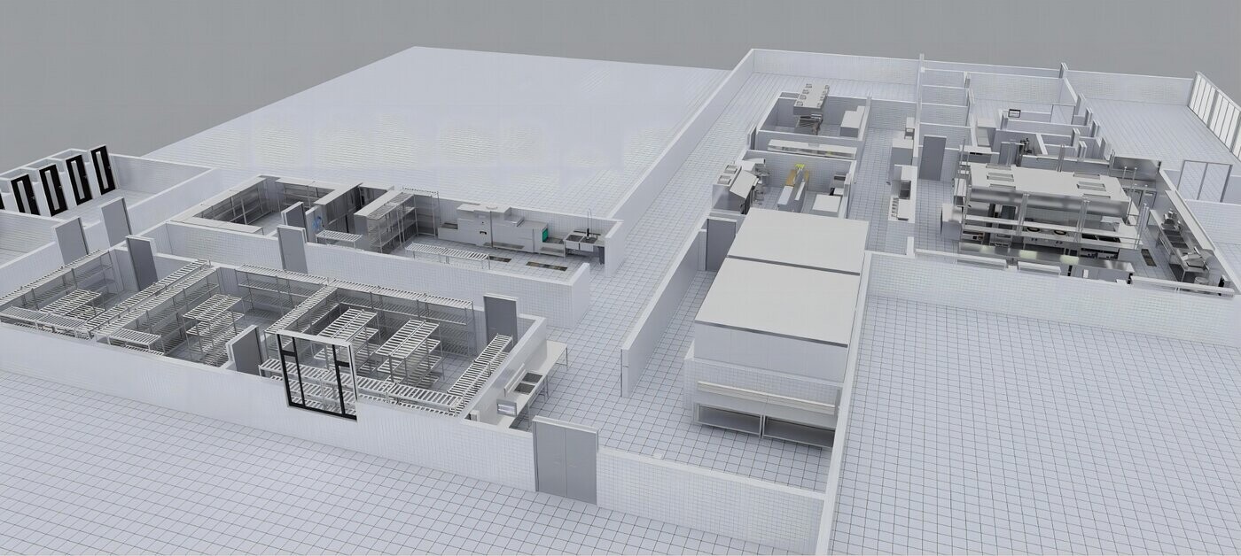 GRACE 3D hotel kitchen design rendering for Ridge Cabin Resort Kenya