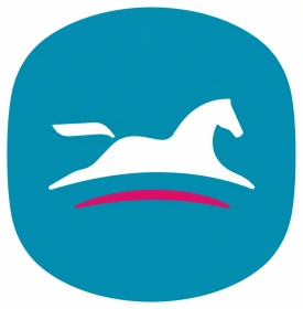 White horse brand logo logo