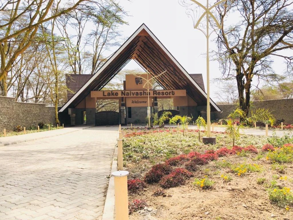 Lake Naivasha Resort entrance in Kenya