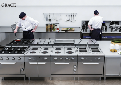 Commercial 4-Burner Gas Range